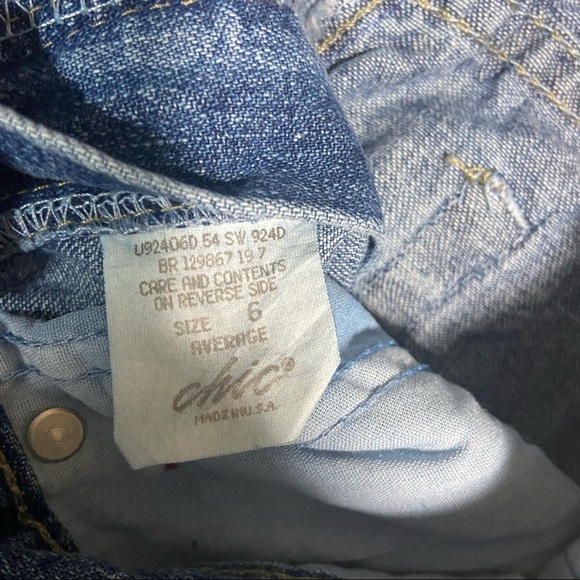 Vtg CHIC Jeans Military Jean Short - Picture 3 of 6